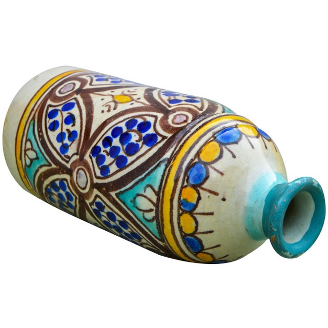 Mid 20th Century Moorish Ceramic Vase For Sale In New York - Image 6 of 10