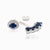 Not Yet Made - Made To Order 4.16ct Natural Deep Blue Sapphire and Diamond Jacket Earrings in 14k White Gold- A Pair For Sale - Image 5 of 18