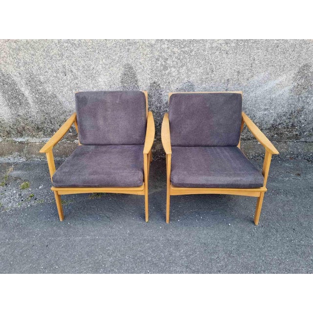 Brown Scandinavian Modern Lounge Armchairs, Sweden, 1960s, Set of 2 For Sale - Image 8 of 16