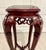 Vintage Chinese Rosewood & Mother-of-Pearl Inlaid Pedestal Stand For Sale - Image 11 of 12