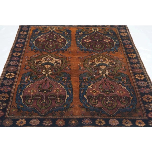 Antique Sarouk Rug 2'1'' x 2'7'' For Sale - Image 4 of 10