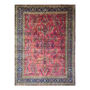 10x14 Persian Sarouk Style Area Rug - 502263