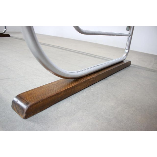 Bauhaus Tubular 3-Seater Sofa attributed to Slezák, Former Czechoslovakia, 1930s For Sale - Image 10 of 15