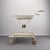 Gold White Serving Trolley in Perforated Sheet Metal attributed to Vereinigte Werkstätten München, Germany, 1950s. For Sale - Image 8 of 11