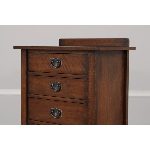 Stickley Mission Oak Arts & Crafts Lingerie Chest For Sale - Image 11 of 16