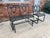 Mid-Century Modern Wrought Iron Glider Bench & Cantilever Chair - Set of 2 For Sale - Image 3 of 12