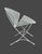 A sculptural set of six mid‑century “Orange Slice” patio chairs, newly restored and powder‑coated in a soft off-white. The...