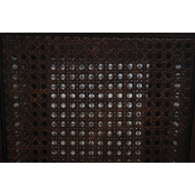 Paine Magazine Rack W. Cane Sides For Sale - Image 10 of 13