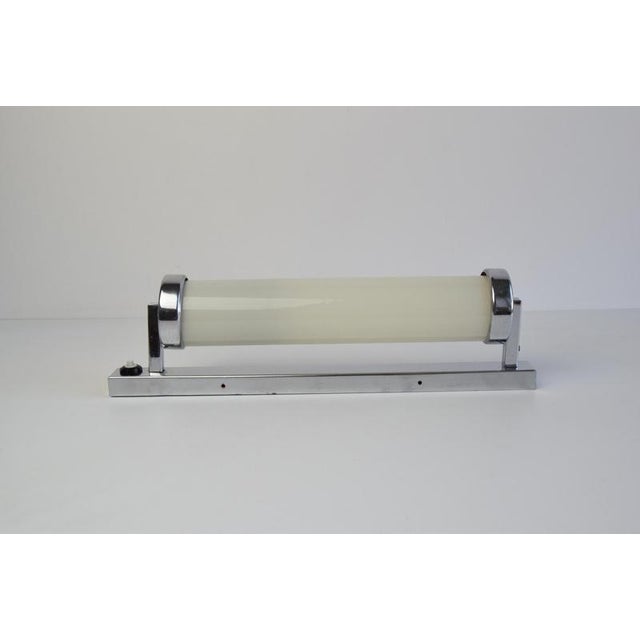 Bauhaus Chrome Wall Lamp, 1930s For Sale - Image 6 of 18