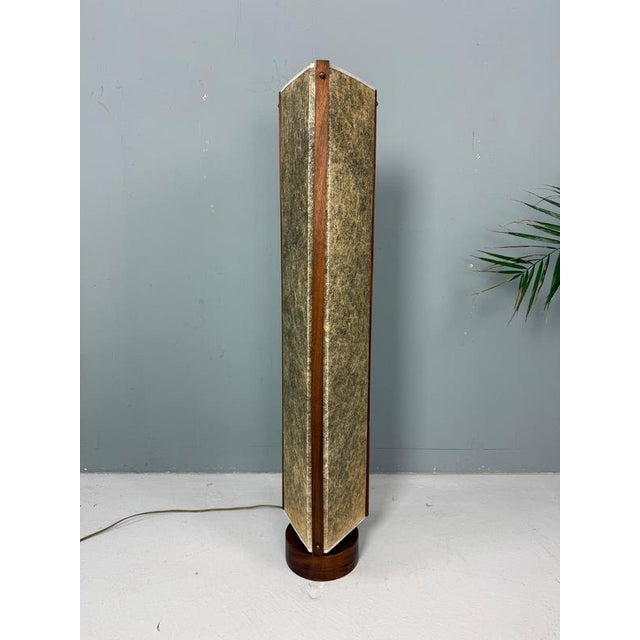Mid-Century Modern Danish Fiberglass and Teak Floor Lamp, 1960 For Sale - Image 11 of 16