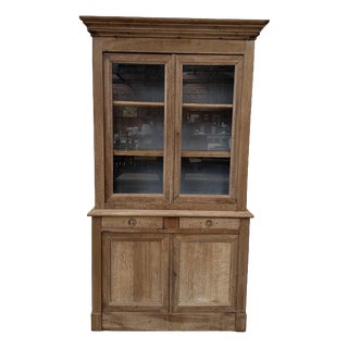19th Century Raw Oak Dresser For Sale