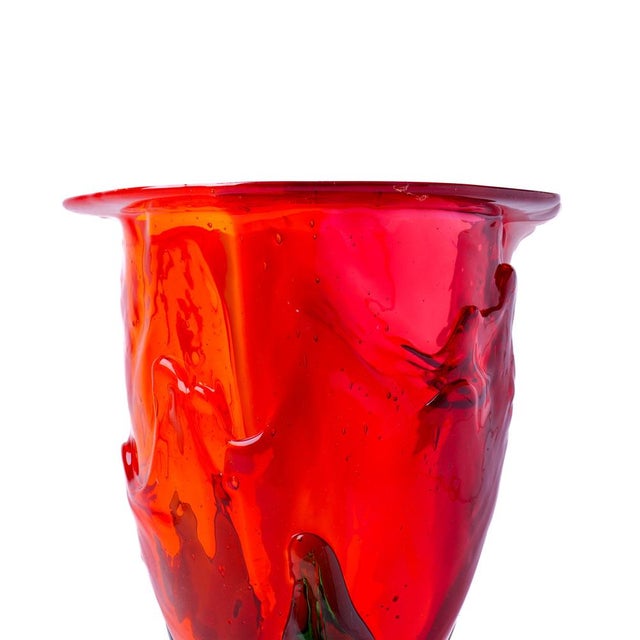 Red Amazonia Vase by Gaetano Pesce for Fish Design For Sale - Image 8 of 11