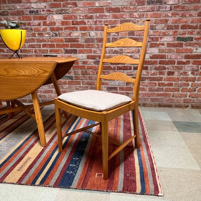 Wood Ercol Drop Leaf Dinette Set, Elm, England, 1960s For Sale - Image 7 of 12
