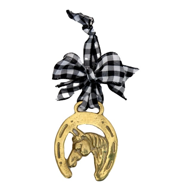 19th-C. English Horse Brass Ornament For Sale