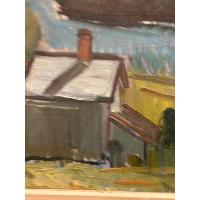 Harald Öman, Dockstafjärden, 1950s, Oil on Panel, Framed For Sale - Image 8 of 18