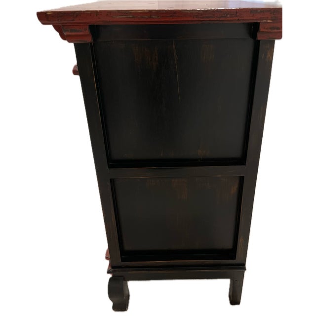1990s Vintage Gump's of San Francisco Chinese Media Cabinet For Sale - Image 5 of 7
