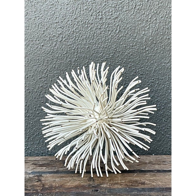 Vintage Metal Wire Form Sculptural Sphere For Sale - Image 11 of 12