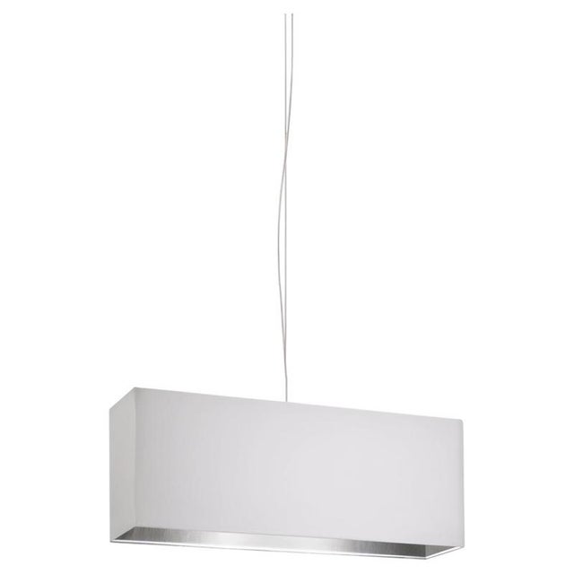 Hoteller Suspension Square Lamp in Satin Nickel by Aggiolight For Sale - Image 6 of 6