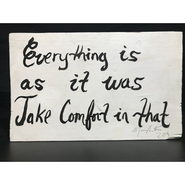 Rustic faux folk-art signage by Marianne Nowottny. Marianne Nowottny’s is best known for her musical projects but she is...