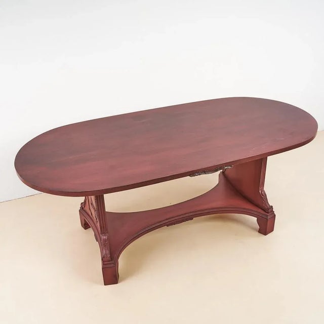 Table with Decorations in Red and Black For Sale - Image 10 of 10