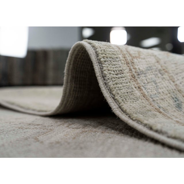 Textile Oushak Square Rug 7'10" x 8'3" For Sale - Image 7 of 8