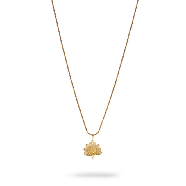 Modern Celestial Feather White Enamel Necklace For Sale - Image 3 of 8