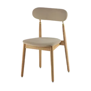 7.1 Chair in Beige Velour by Nikita Bukoros for Emko