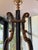 Vintage Italian Ebonized and Gilt Lyre Form Lamp For Sale - Image 9 of 12