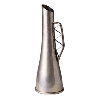 Mid-Century Swedish Pewter Pitcher Vase attributed to Guldsmedsaktiebolaget, 1950s For Sale