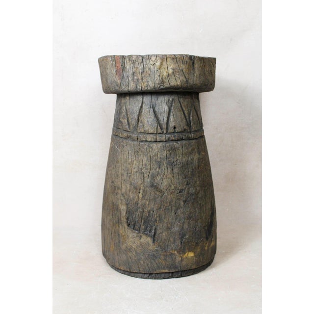 African Grain Stomper Table or Planter For Sale - Image 5 of 5