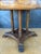 Brown SpanishNeoclassical Revival Round Hardwood Table, Early 20th Century For Sale - Image 8 of 9