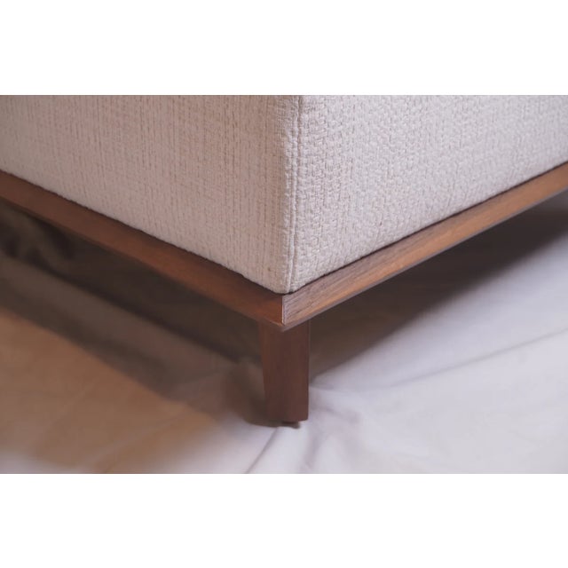 Wood Bright Chair Sectional Sofa - Mint Condition For Sale - Image 7 of 11