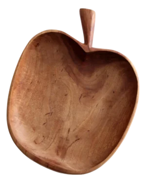 Vintage Wood Apple Tray