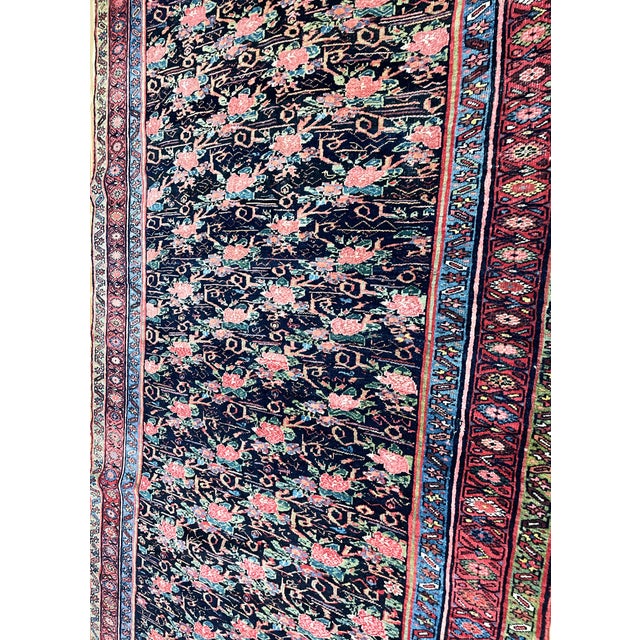 Antique Persian Bijar Halvayi Carpet For Sale - Image 10 of 11