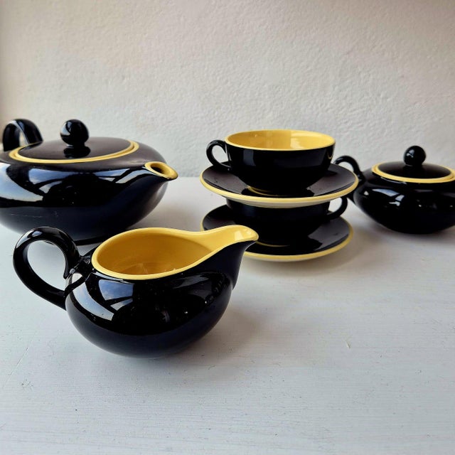Mid-Century Modern Tea Set by Villeroy & Boch, 1950s, Set of 9 For Sale - Image 12 of 12