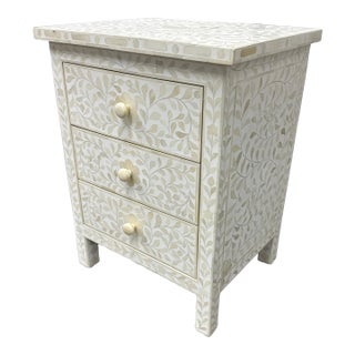 Restoration Hardware Teen Laila Mosaic Inlay Nightstand For Sale