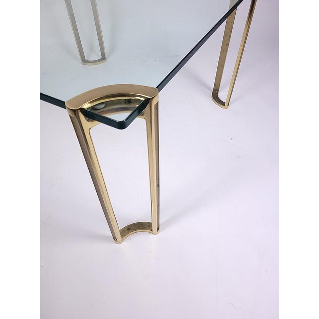 Metal Coffee Table attributed to P. Gchyczy, 1970s For Sale - Image 7 of 18