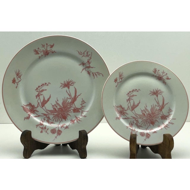 Vintage Limoges Hard Porcelain Plates by Georges Boyer, 1960s, Set of 12 For Sale - Image 9 of 9