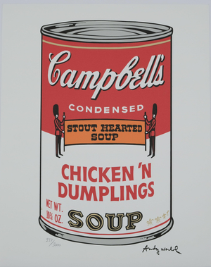 Andy Warhol, Campbell's Chicken'n Dumplings Soup, Lithograph