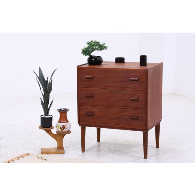 Vintage Danish Teak Chest of Drawers by Carl Aage Skov for Munch Møbler, 1960s For Sale - Image 3 of 12