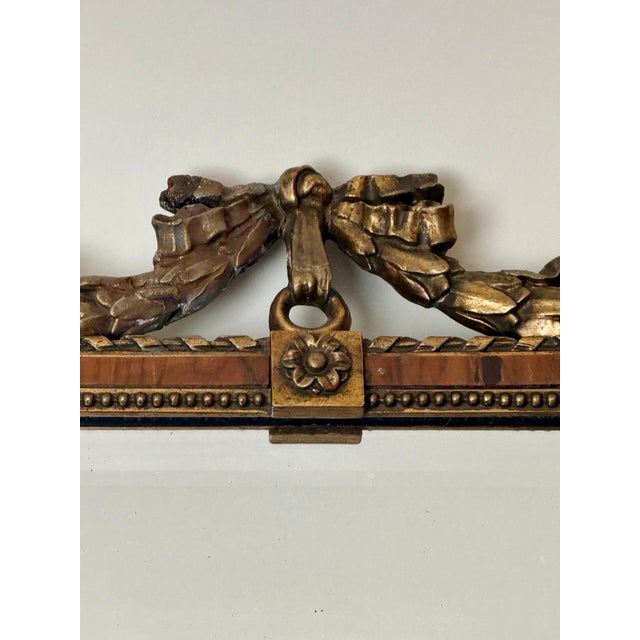 French Louis XVI Style Mirror with Antique Glass, 1800 For Sale - Image 17 of 18