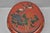 Vintage Chinoiserie Red Lacquer Pedestal Plant Stand Garden Stool Side Table (A) For Sale - Image 4 of 15