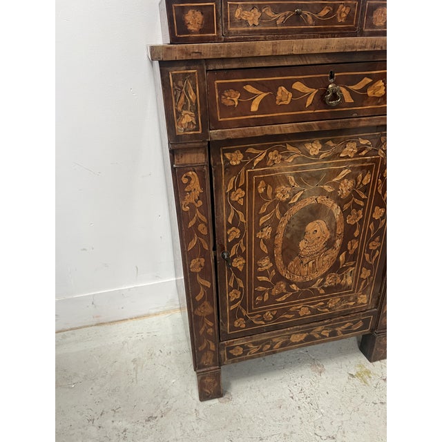 Dutch Marquetry Dressing Table, 19th Century For Sale - Image 16 of 18