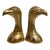 Pair of Vintage Brass Eagle Bookends For Sale