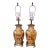 Japanese Asian Satsuma Hand Painted Vintage Lamps - A Pair For Sale