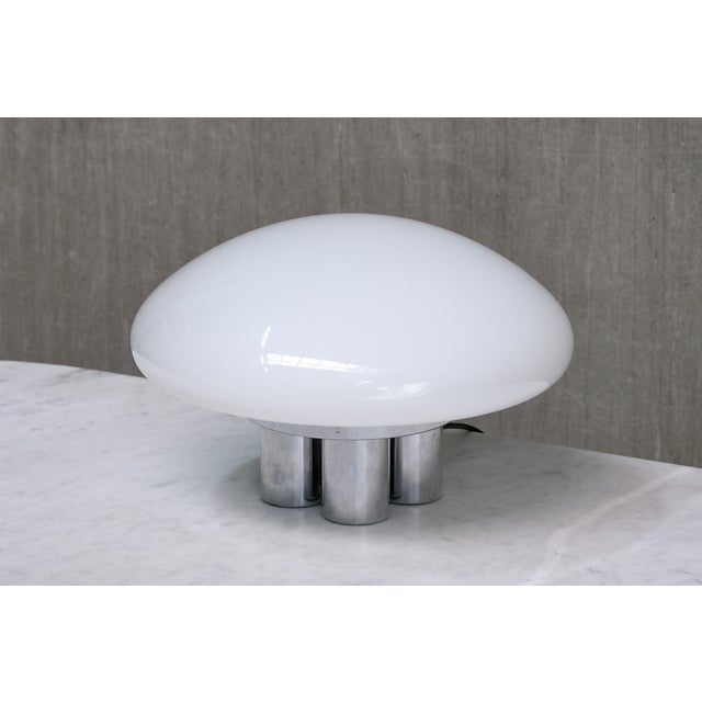 1970s Magnolia Table Lamp by Sergio Mazza & Giuliana Gramigna for Quattrifolio, 1973 For Sale - Image 5 of 12