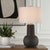 Crafted From Ceramic And Finished In A Textured Rustic Bronze Glaze, This Table Lamp Features A Distinctive And Elegant...