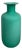 De Wan Opaline Green Murano Glass Vase, 1970s For Sale