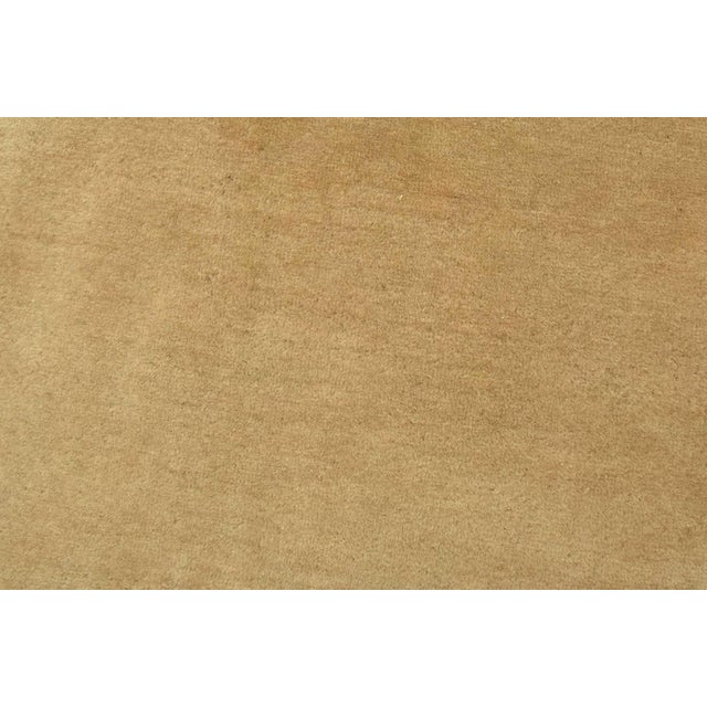 1990s Sarouk Runner 4’5” X 18’6” Beige Wool Vintage Traditional Hand-Knotted Rug For Sale - Image 5 of 14