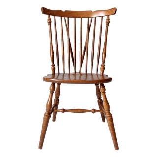 Mid-Century Brace Back Windsor Chair For Sale